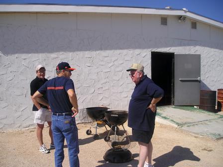 Burgers with Talbot, Becker and Clawson