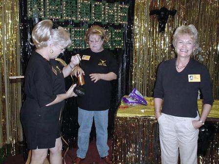 Molly Hefner, Carol Roberts, Judy Engle